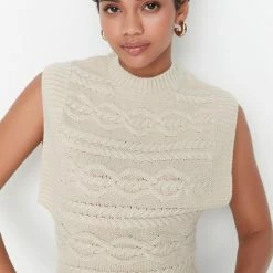 Nieuw 🧨 Trendyol Vrouwen Standaard Basis Sweatervest 😉 -dameskleding Verkoop 550x825 512