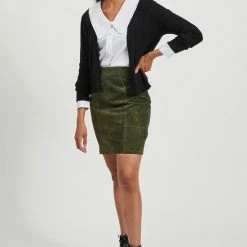 Nieuw 👍 VILA VIRIL SHORT L/S KNIT CARDIGAN-NOOS Dames Vest - Maat M 🔔 -dameskleding Verkoop 550x825 545