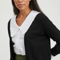 Nieuw 👍 VILA VIRIL SHORT L/S KNIT CARDIGAN-NOOS Dames Vest - Maat M 🔔 -dameskleding Verkoop 550x825 546