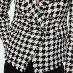 Aanbiedingen ✨ Mango Blazer Pied De Poule Blazer 37094390 99 Dames Maat - XXL ⭐ -dameskleding Verkoop 550x825 593