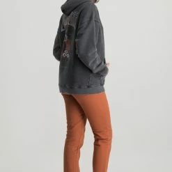 Beste Verkoop 🔔 Colourful Rebel Boho Bouquet Hoodie Grijs Dames - Oversized Fit - Polyester - XL 🎉 -dameskleding Verkoop 550x825 608