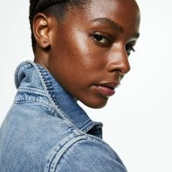 Groothandel 😉 Mango Blouse Katoenen Denim Overhemd 37075956 Tejano Medio Dames Maat - M 👍 -dameskleding Verkoop 550x825 610