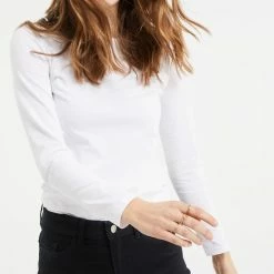 Groothandel 😀 WE Fashion Dames T-shirt Van Biologisch Katoen - Maat S 👍 -dameskleding Verkoop 550x825 613