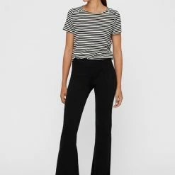 Beste deal ⭐ VERO MODA VMKAMMA NW FLARED JERSEY PANT NOOS Dames Broek - Maat 30XS 🔔 -dameskleding Verkoop 550x825 623