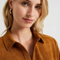 Groothandel π WE Fashion Dames Corduroy Overhemdjurk Met Strikceintuur β 8 Groothandel π WE Fashion Dames Corduroy Overhemdjurk Met Strikceintuur β -dameskleding Verkoop 550x825 638