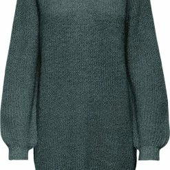 Korting 🎉 Jacqueline De Yong Jurk Jdywhitney Megan L/s Boat 👗 Dress Knt 15234103 North Atlantic/w Black Pl Dames Maat - L 🎉