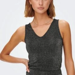 Flash-uitverkoop 🥰 Jacqueline De Yong Top Jdylea S/l Reversible Top Jrs 15275409 Black Dames Maat - M 😀