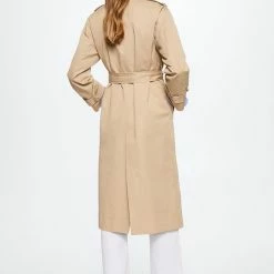 Goedkoop 🧨 Mango Jas Klassieke Katoenen Trenchcoat 37013741 08 Dames Maat - M 🧨 -dameskleding Verkoop 550x827 1