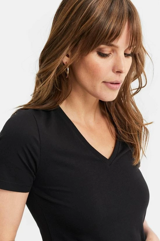 Beste Verkoop ⭐ WE Fashion Dames Biologisch Katoen T-shirt - Maat XXL 🧨 2 Beste Verkoop ⭐ WE Fashion Dames Biologisch Katoen T-shirt - Maat XXL 🧨 - Afbeelding 2