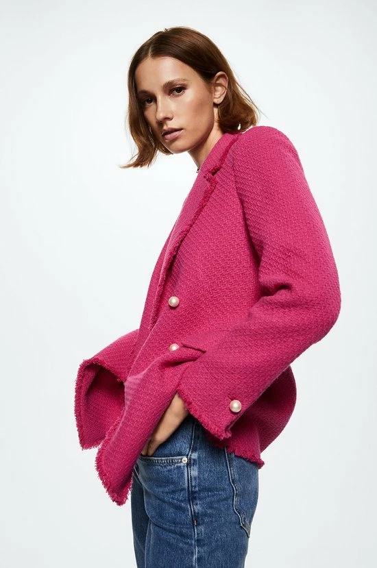 Flash-uitverkoop ๐ Mango Blazer Tweed Blazer Met Knopen 37094391 88 Dames Maat - XXL โจ 5 Flash-uitverkoop ๐ Mango Blazer Tweed Blazer Met Knopen 37094391 88 Dames Maat - XXL โจ - Afbeelding 5