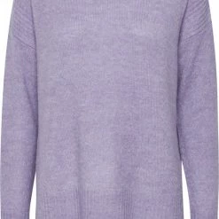 Groothandel 🔔 Ichi IHKAMARA LONG LS Dames Trui - Maat XL 🔔