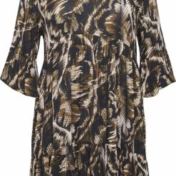 Korting 😉 Kaffe Curve KCerin Ami 👗 Dress Dames Jurk - Maat 48 👍