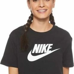 Promo 😍 Nike Sportswear Essential Crop Icon Futura Dames T-Shirt - Maat S 😉 -dameskleding Verkoop 550x834 4