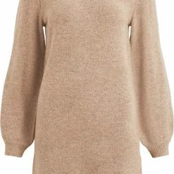Groothandel ⭐ OBJECT OBJEVE NONSIA L/S KNIT 👗 DRESS NOOS Dames Jurk - Maat L 🤩